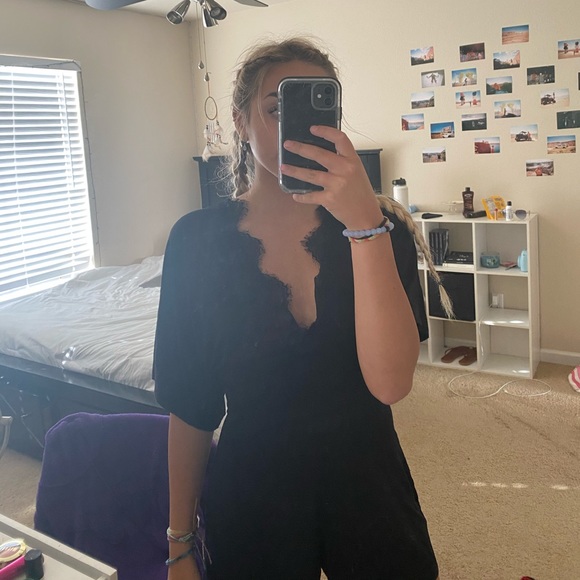 Top Shop black romper size US 4 - Picture 2 of 4